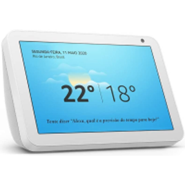 Smart Speaker Echo Show 8 Amazon Tela 8" e Alexa em Português na Amazon