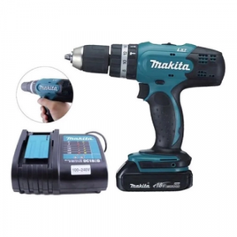 Parafusadeira/Furadeira de Impacto a Bateria 18V Li-Ion com Carregador Bivolt - MAKITA-DHP453X10 na Americanas