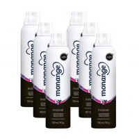 Desodorante Aerossol Antitranspirante Feminino - Monange Invisível 150ml 6 Unidades na Magazine Luiza
