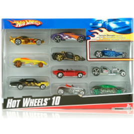 Kit com 10 Carros Sortido Hot Wheels 54886 - Mattel na Americanas