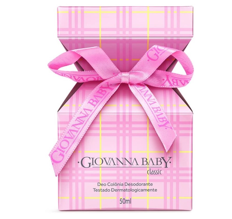 Colônia Desodorante 50 Ml Rosa, Giovanna Baby na Amazon