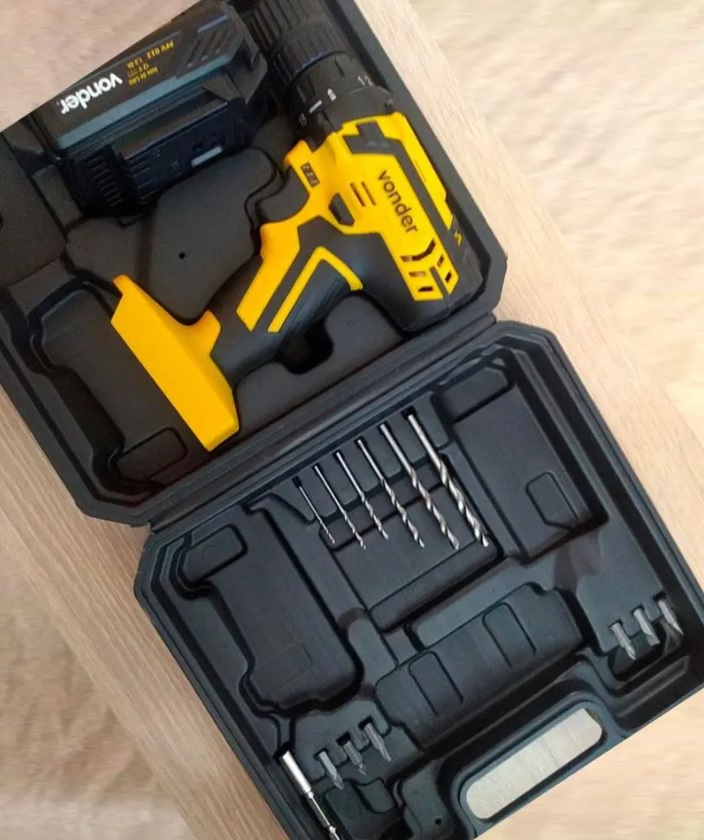 Parafusadeira/furadeira A Bateria, Carregador Bivolt Automático, Pfv 012 Vonder 12 V na Amazon