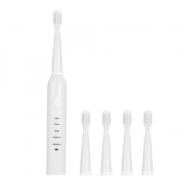 Escova de Dente Elétrica com 4 refis na Sou Barato