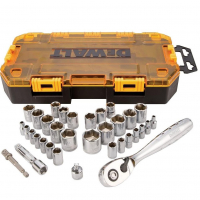 DEWALT Conjunto De Soquetes, Chave De 9,5 Mm, SAE/Metric, 34 Peças (DWMT73804) na Amazon