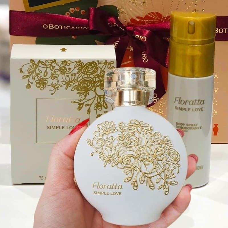 Combo Floratta Simple Love: Desodorante Colônia 75ml + Body Spray 100ml na oBoticário