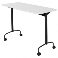 Moov Mesa Alta 1,30 M X 60 CM Com Rodízios na Tok&Stok