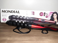 Modelador de Cachos Mondial, Spiral Infinity, Bivolt, Preto/Vermelho – EM-05 na Amazon