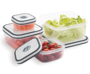 Kit Potes de Plástico Hermético, 4 unidades, Electrolux na Amazon