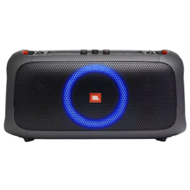 Caixa de Som JBL Partybox On-The-Go com Bluetooth, Luzes e Microfone sem Fio 100W na Casas Bahia