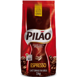 Café Pilão Torrado em Grãos Espresso 1Kg na Pilão