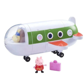 Brinquedo Avião da Peppa Pig 27cm com 1 Boneco Articulado - Sunny na Casas Bahia