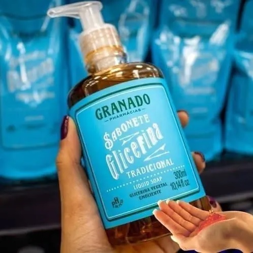 Sabonete Líquido Glicerina, Granado, 300ml na Amazon