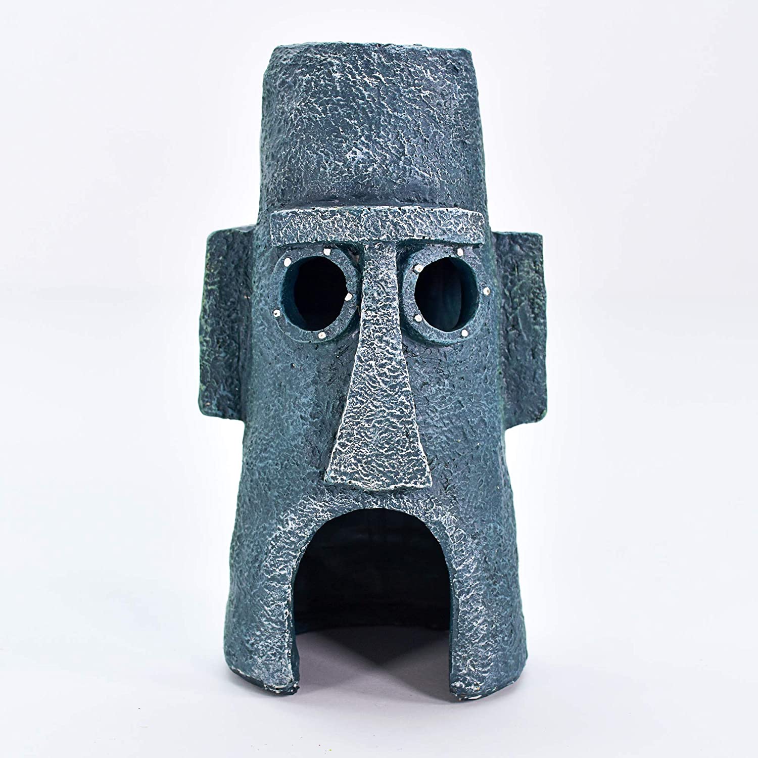 Penn-Plax Enfeite de aquário oficialmente licenciado Nickelodeon Bob Esponja – Casa da Ilha da Páscoa – Decoração colorida de 16,5 cm na Amazon