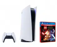 PlayStation 5 2020 Nova Geração 825GB 1 Controle – Sony + Lego Star Wars: O Despertar da Força PS4 na Magazine Luiza