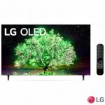 Smart TV 55″ LG 4K OLED 55A1 Dolby Vision IQ, Dolby Atmos, Inteligência Artificial ThinQ AI, Google, Alexa – 2021 na Ponto