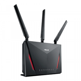 Roteador Gamer Wireless ASUS Dual band AC2900Mbps AiMesh 3 Antenas - RT-AC86U na Americanas