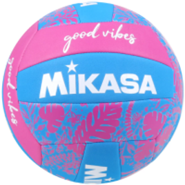 Bola de Vôlei Mikasa Quadra Good Vibes Lazer - Roxo+Azul na Netshoes