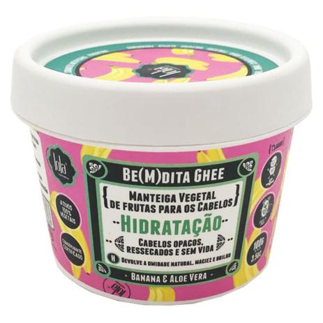 Máscara de Hidratação Lola Cosmetics Be(m)dita Ghee Banana e Aloe Vera – 100g na Magazine Luiza
