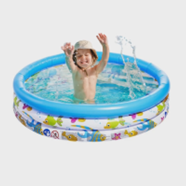 Piscina Inflável Infantil Inflável Peixinho 100L criança na Americanas