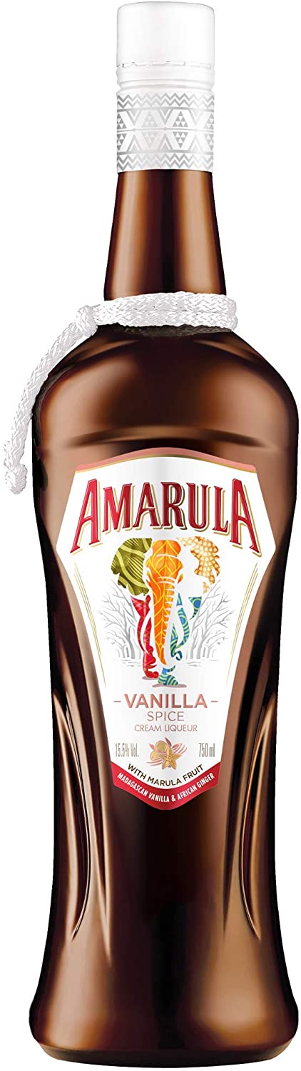 Licor Amarula Vanilla Spice, 15,5% De Teor Alcoólico, Garrafa 750ml na Amazon