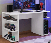 Mesa para Computador Gamer Escrivaninha 9409 Madesa – Branco na Amazon
