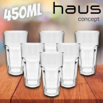 Jogo de Copos de Vidro 450ml 6 Peças Haus – Pavillion na Magazine Luiza