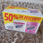 Kit Tira Manchas em Pó Vanish Oxi Action com 1 Rosa 450g e 1 Branco 450g na Amazon