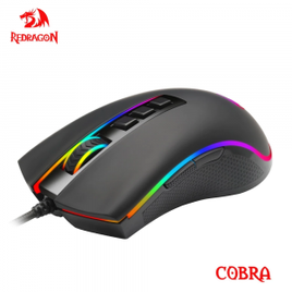 Mouse Gamer Redragon Cobra 10000DPI Chroma Preto - M711 na Amazon