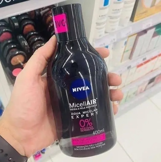 NIVEA Água Micelar Bifásica MicellAIR Expert 400ml na Amazon