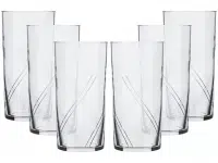 Jogo de Copos de Vidro 300ml 6 Peças Nadir – Brisa na Magazine Luiza