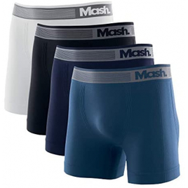 Kit 4 Cuecas Boxer Microfibra Mash Masculino na Amazon
