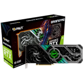 Placa de Vídeo Palit GeForce rtx 3070 GamingPro lhr 8GB 256Bit GDDR6 - NE63070019P2-1041A-V1 na Americanas