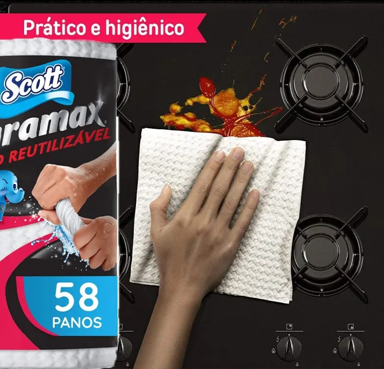 Scott Pano Duramax, Rolo Multiuso, 58 unidades na Amazon