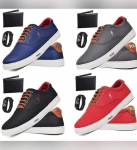 Tênis Casual Masculino + Carteira + Relógio Confortável Leve – Polo Blu na Magazine Luiza