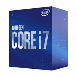 Processador Intel Core i7 10700KF 3.80GHz (5.10GHz Turbo) 10ª Geração 8-Cores 16-Threads LGA 1200 - BX8070110700KF na BringIT