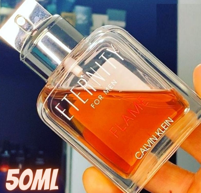 Eternity Flame Calvin Klein – Perfume Masculino EDT – 50ml – Incolor na Zattini