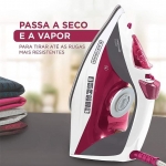 BLACK+DECKER Ferro de Passar a Vapor com Base Antiaderente 12V Rosa FX2200 na Amazon