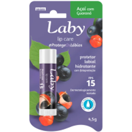 3 Unidades Protetor Solar Labial Laby FPS 15 na Drogaria Araujo