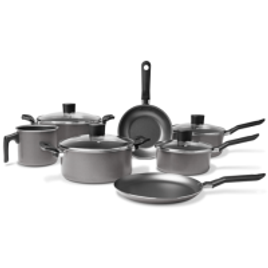 Jogo de Panelas 7 Peças Garlic Brinox Inox na Compra Certa