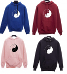 Moletom Canguru Unissex Gato Yin Yang Cats Blusa De Frio Casaco na Amazon