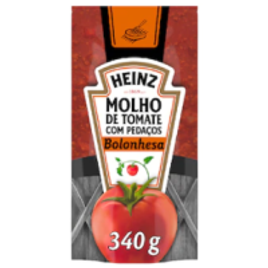 Molho de Tomate Heinz Bolonhesa 340g na Casas Bahia