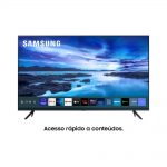 Samsung Smart TV 70 UHD 4K 70AU7700, Processador Crystal 4K, Tela sem limites, Visual Livre de Cabos, Alexa Built In – UN70AU7700GXZD na KaBuM!