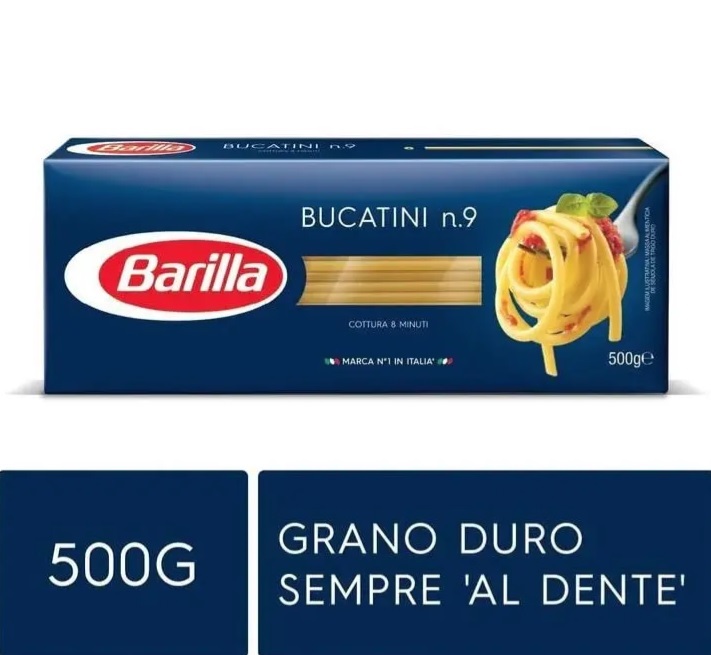 Macarrão Grano Duro Bucatini Barilla 500g na Amazon