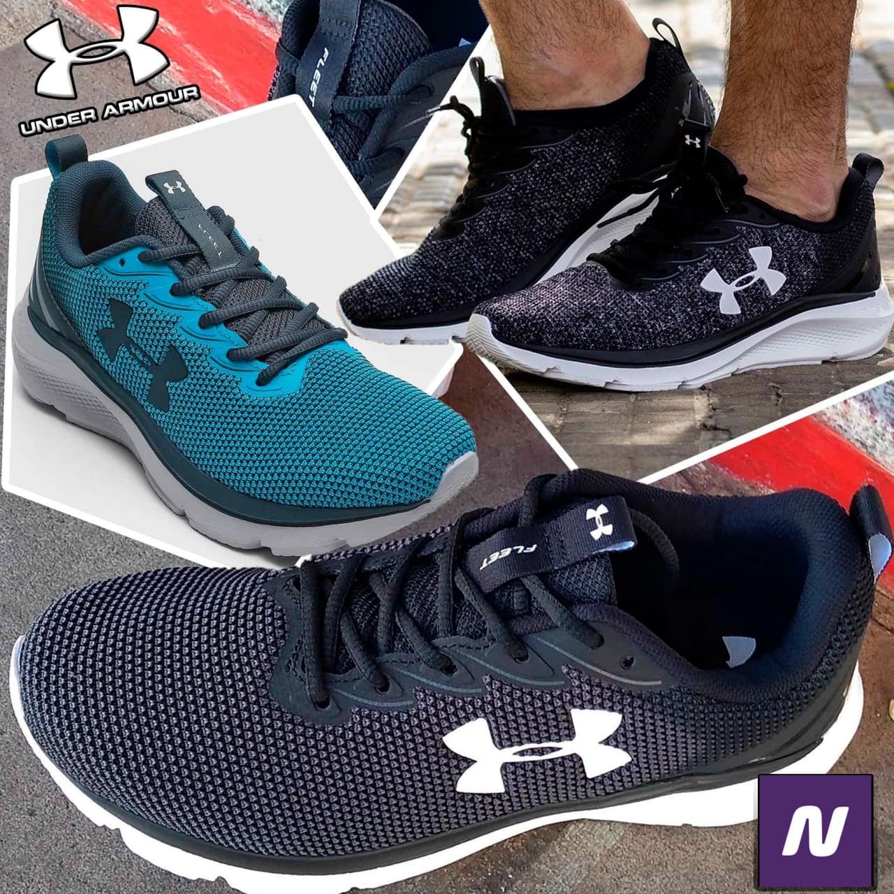 Tênis Under Armour Charged Fleet Masculino na Netshoes