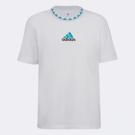 Camiseta Real Madrid Icon 21/22 Adidas Masculina - Branco na Netshoes