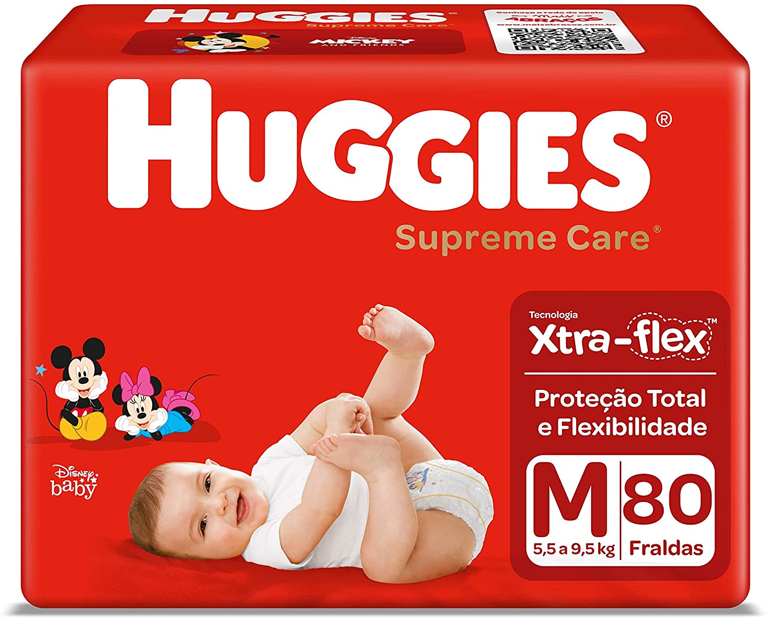 Fralda Huggies Supreme Care M – 80 Unidades na Amazon