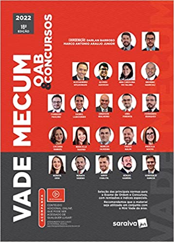 Livro Vade Mecum OAB & Concursos 16ª Edição 2022 – Darlan Barroso & Marco Antonio Araujo Junior na Amazon