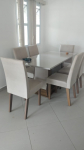 Mesa de Jantar 6 Cadeiras Retangular Viero – Valência na Magazine Luiza