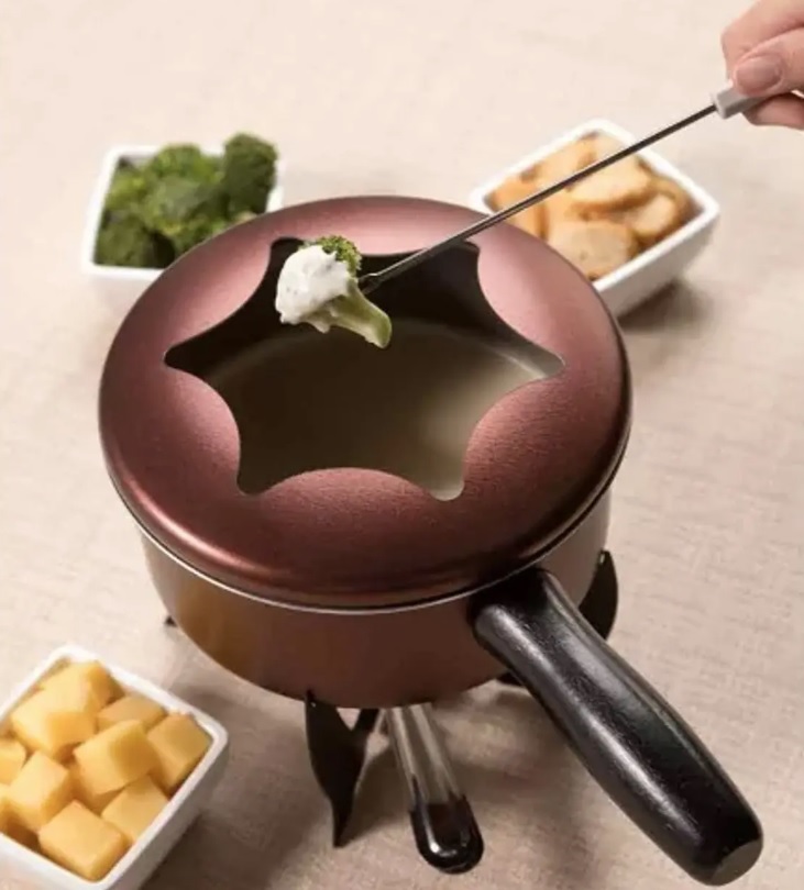 Brinox Petiscos Conjunto para Fondue de 10 Peças, Marrom (Chocolate) na Amazon