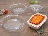 Conjunto de Assadeiras Sempre Quadrada – de Vidro 4 Peças na Magazine Luiza